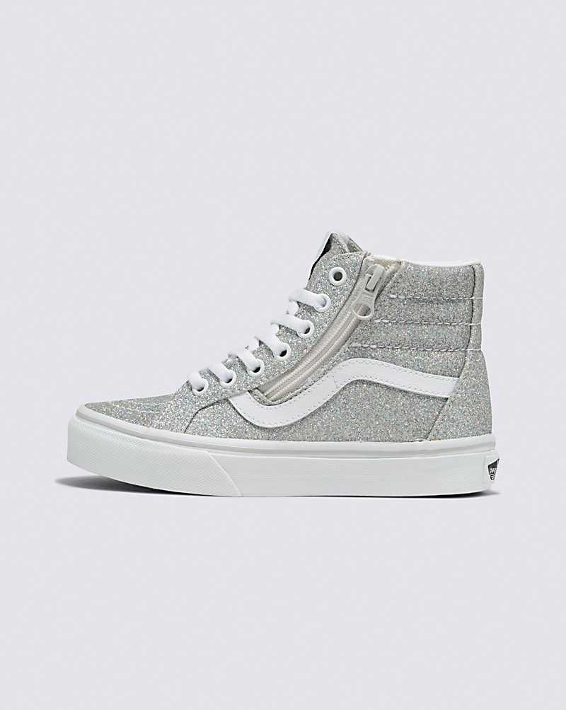 Vans high tops on sale kids Silver